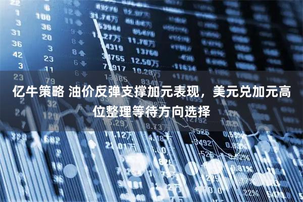 亿牛策略 油价反弹支撑加元表现，美元兑加元高位整理等待方向选择